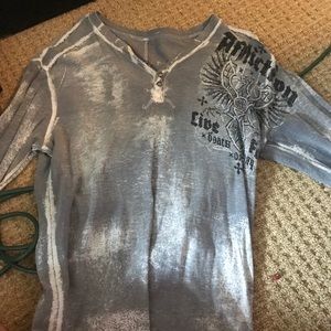 Affliction men’s long sleeve shirt